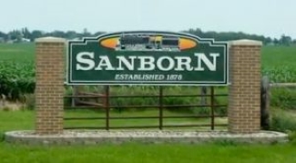 Sanborn City Sign